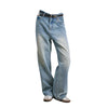 UNF Basic Cotton Old Straight Jeans displayed with a relaxed fit, perfect for casual wear and versatile styling.
