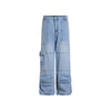 MADEEXTREME Vintage Multi-Pocket Straight Cannonball Jeans