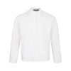 EME Cleanfit Simple Henry Collar Design Sense Knitted Primer Long Sleeve
