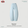 BE Solid Color Heavy Loose Fleece Casual Sweatpants Scimitar Pants