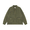 BSAPA Washed Old Vintage Military Stand-up Collar Jacket
