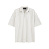 MADEEXTREME Half Zipper POLO Metal Button T-Shirt Top