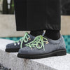 British Style Niche Weaving Design Casual Derby Shoes