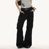Jimmy Vintage Old Multi-Pocket Design Sense Straight Work Casual Pants
