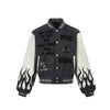 MADEEXTREME 500,000-pin Mixed Embroidered PU Street Jacket