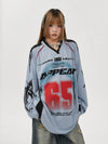 Remedie No. 65 Rugby Shirt V-Neck Long Sleeve