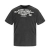 11KN Washed and Made Old Letter Print Short-sleeved T-shirt