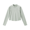 Inflation Square Fleece Lightweight Breathable Warm Semi-zipper Sweater