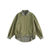 BTBDBTE Plaid Stitching Classic British Tooling Jacket