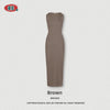 BE Women's Summer Vest Slim-fit Knitted Dress