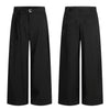 11KN Waist Double Pleated Loose Wide-leg Suit Pants Trousers
