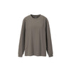 Inflation Wool Silk Velvet Lazy Solid Color Round Neck Long Sleeve