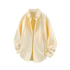 Inflation Windproof Striped Thin Cardigan Lapel Lining Long Sleeve