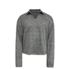 JCAESAR Wheat Ear V-neck Long Sleeve Sweater