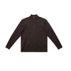 Classic Elegant Twisted Half Zip Stand-Up Sweater Knitted Sweater