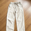 Following Lyocell Tencel Linen Eco-Friendly Straight Slack Pants