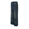 DC Street Clenafit Retro Blue Distressed Loose Straight Jeans