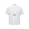 MADEEXTREME Printed Letter Crew Neck Casual Short Sleeve