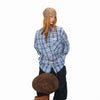 BLACKBB Plaid Casual Lazy Shirt Long Sleeve