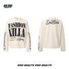 GLFS Waffle Letter Long Sleeve Sweater