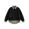 BTBDBTE Plaid Stitching Classic British Tooling Jacket