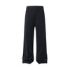 UNF Versatile Fleece Thickened Casual Pants in black, featuring a cozy fleece lining for ultimate comfort.