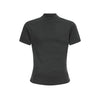Jimmy Men's Clothing | Cross Neck Shoulder Short Sleeve T-Shirt Cleanfit Short Top