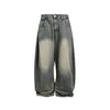 OUSWE Hip Hop  Vintage Loose Wide Leg Denim Trousers