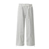 11KN Simple Drawstring Personalized Design Wide-leg and Thin Straight Sweatpants
