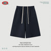 BE Solid Color Fleece Hooded Sweater Loose Thermal Cropped Pants Sports and Leisure Suit
