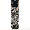 Jimmy Camouflage Micro-pull Casual Floor Mopping Overalls