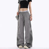Jimmy Loose Wide Leg Straight Dry Striped Sweatpants