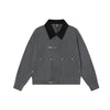 TaelePlus Vintage Pocket Banged Stitch Lapel Jacket Work Jacket