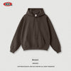 BE THRIVED Casual Loose Edition Basic Solid Color Hooded Sweater