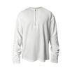 JCAESAR Half Zipper Waffle Long Sleeve