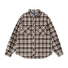MAGMANS Flannel Plaid Shirt with Long Sleeves