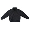 UNF Cleanfit Fleece Thick Zipper Cotton Jacket Down in stylish black with zippered pockets, perfect for winter wear.