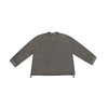 HAPD Fleece Top Crew Neck Sweater Jacket