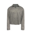 JCAESAR Wheat Ear V-neck Long Sleeve Sweater