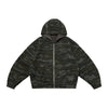 Camouflage Double-sided Zip-up Hooded Jacket