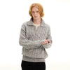 UNF Heavy Cashmere Comfortable Soft Waxy Fake Two-piece Knitted Sweater Autumn and Winter