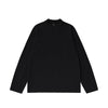 Inflation Double-Sided Fleece Half Zipper Warm Ragged Sleeve Long Sleeve