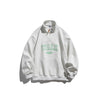 UNDREST Youth Campus Style Stand-up Neck Crew Neck Sweater