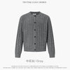 TRYTHMCLUB Knitted Cardigan Wool Sweater