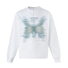 WHOLATE Street Henry Collar Loose Print Sweater
