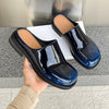 One Pedal Lazy Bag Head Dragging Casual Couple Boken Shoes