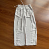 Following The Old Money Style Linen Blend Vertical Straight Trousers