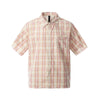 Jimmy  Casual Plaid Fringed Design Short-sleeved Shirt