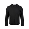 Button Design Cloud Soothing Warm Leather Skin-friendly Knitted Long Sleeve T-Shirt