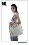 Res NonVerba BAG Multi-Back Color Matching Large Capacity Shoulder Crossbody Backpack